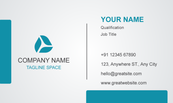 Accountant sample business cards image