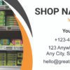 Grocery Shop Sample card