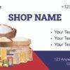 Grocery Shop sample card