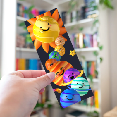 Solar System -  Set of 12 Bookmarks