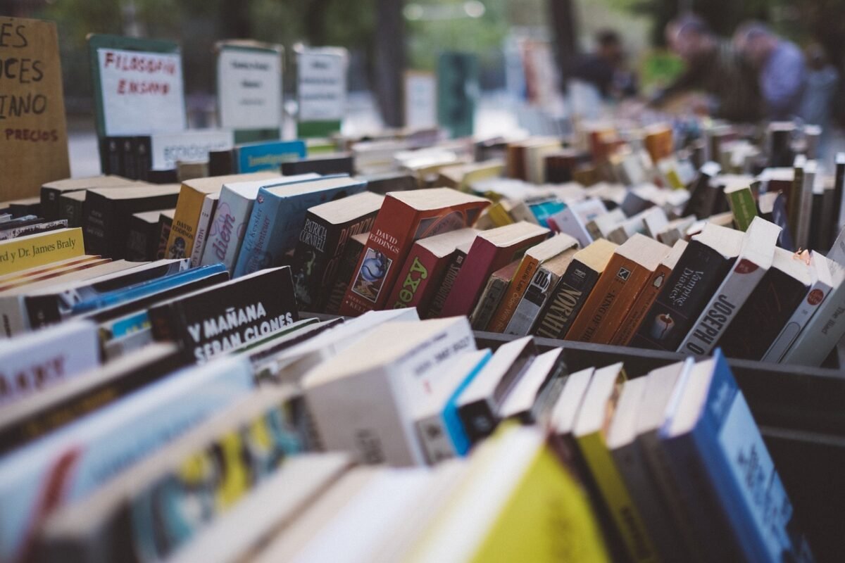 Books stored in bookstore