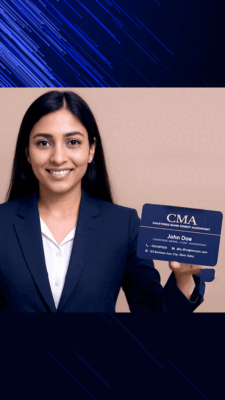 Premium Visiting Cards for Chartered Management Accountant