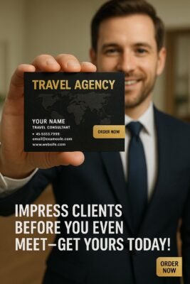 Best Business Card Designs for Travel Agencies – WhatsYourPrint