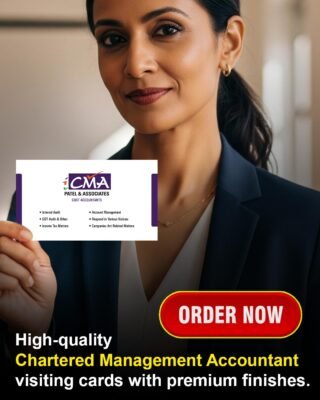 Professional CMA Business Card Design & Printing – WhatsYourPrint