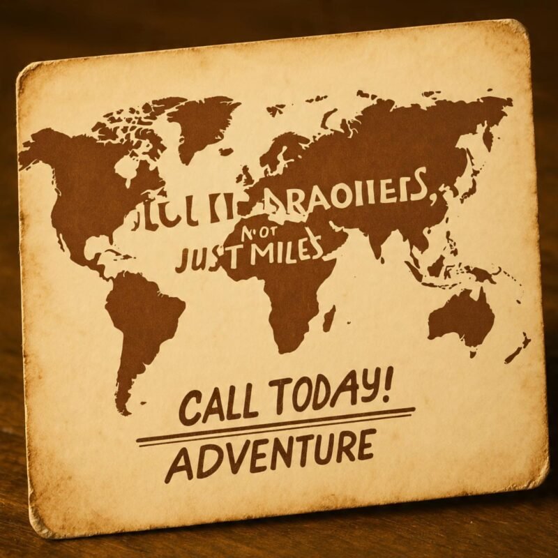 Professional Corporate Travel Business Card