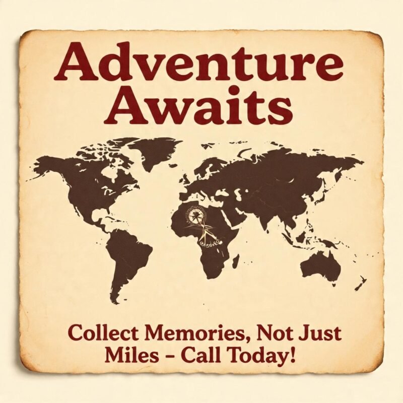 Custom-Shaped Travel Business Card