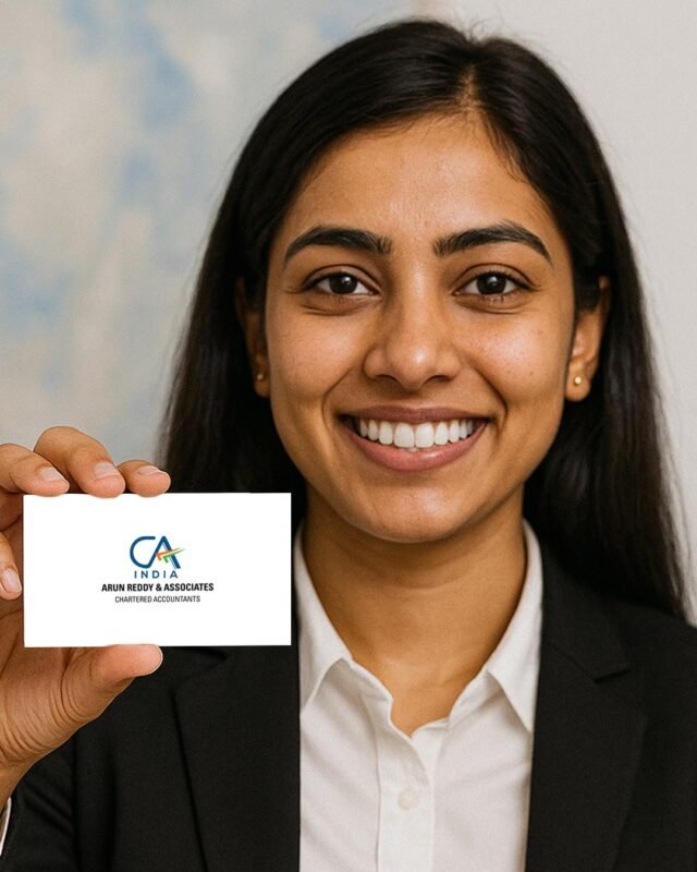 Minimalist CA Visiting Card Design – Professional & Clean Layout