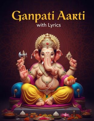 Free Download Ganpati Aarti Lyrics in Hindi and English for Print