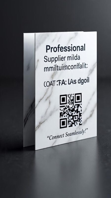 Glowing neon sign business card design