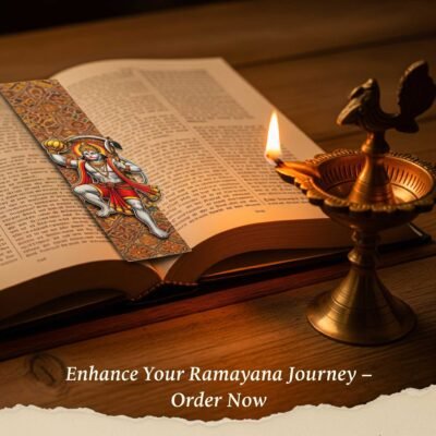 Hanuman Ji Bookmark for Ramayana & Bhagavad Gita Readers