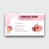 Standard Elegant Cake Shop Business Cards