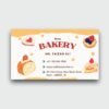 Customized Pastry Shop Premium Business Cards