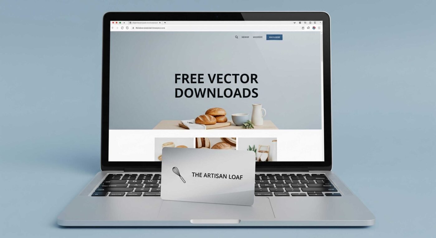 Finding free bakery business card vector templates and pastry chef business card designs online.