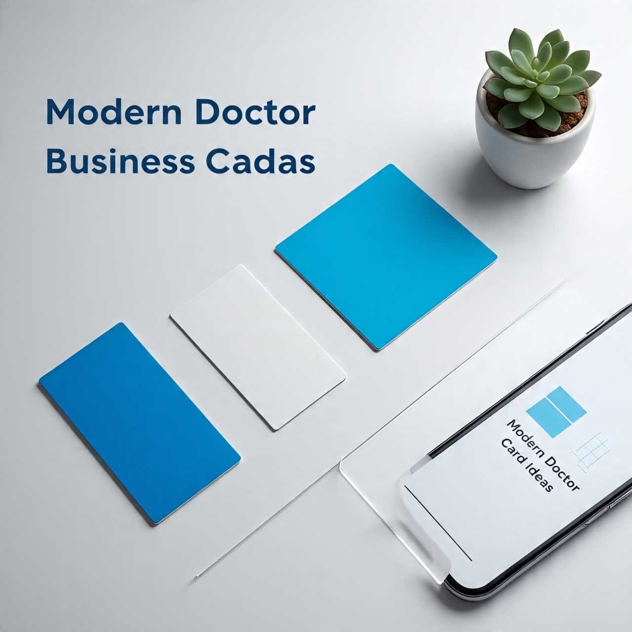 modern design ideas for doctor business cards