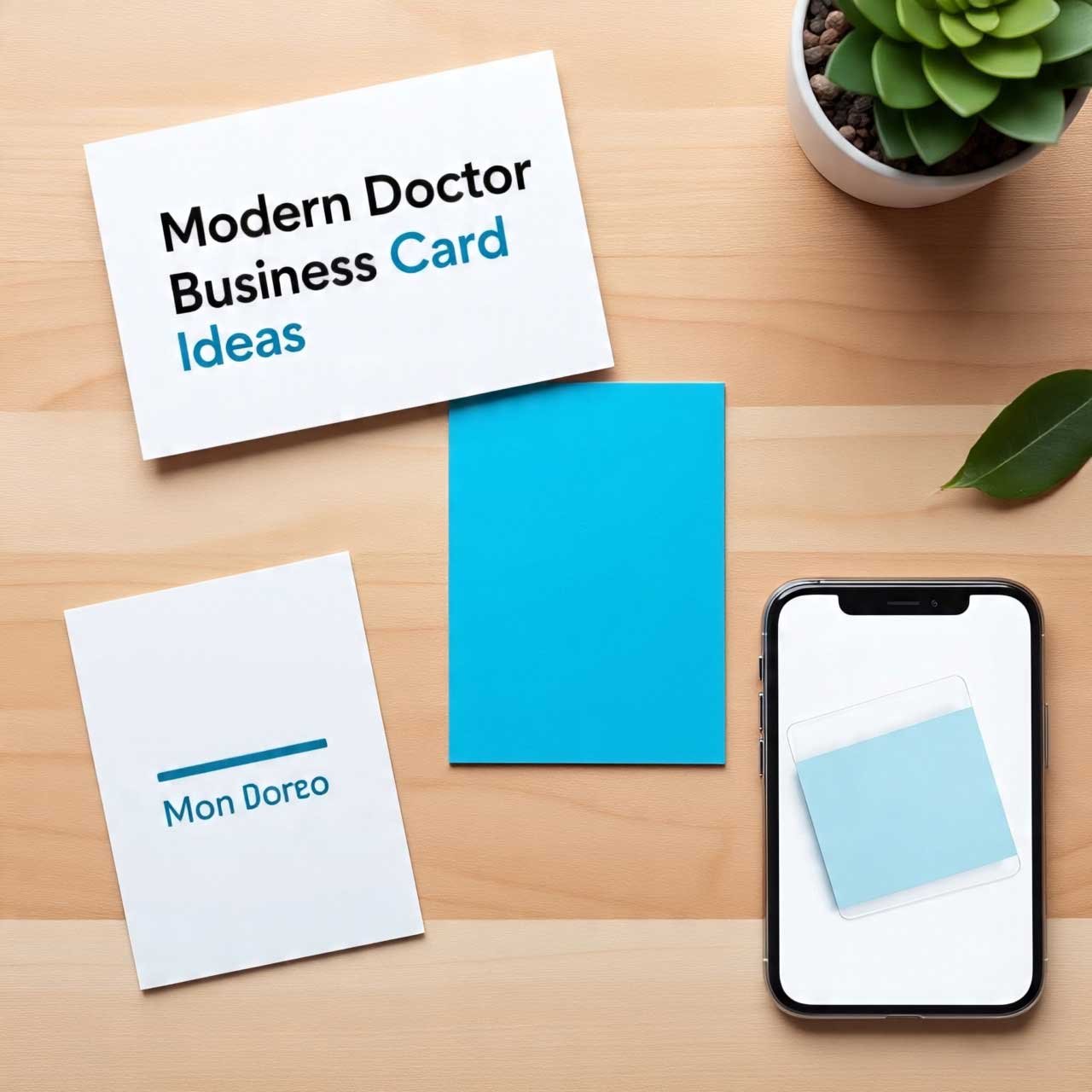 Luxury gold foil stamped medical business card on dark background.