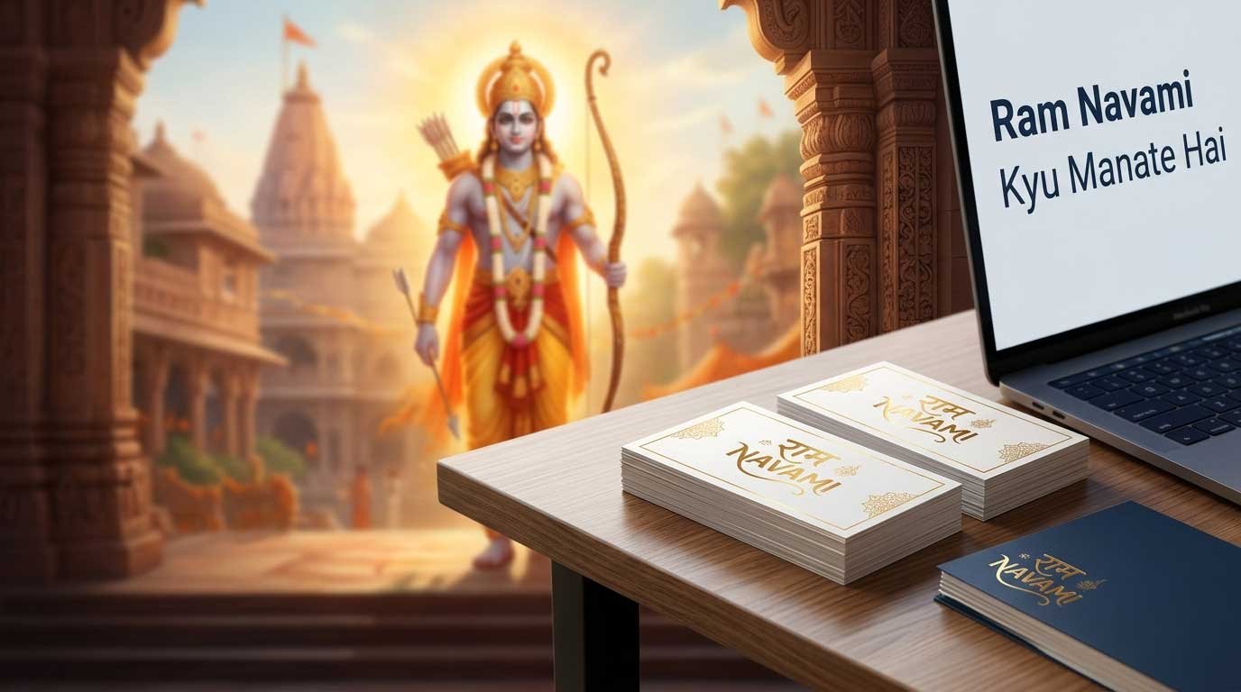 Divine illustration of Lord Rama's