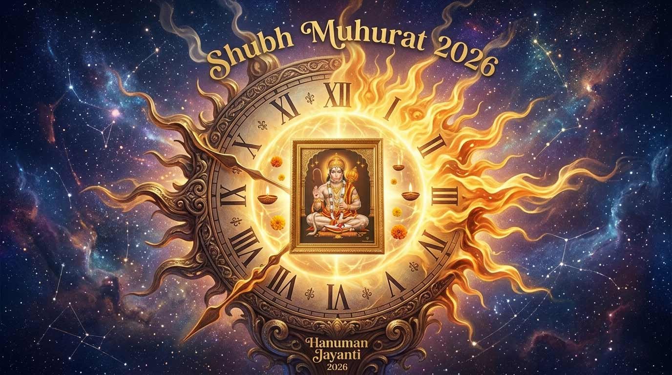 Divine timing and Shubh Muhurat for Hanuman Jayanti 2026 puja.