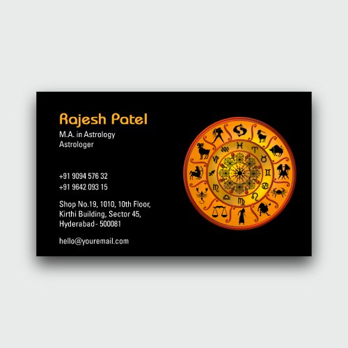 Astrologer sample card