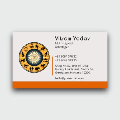Modern Jyotishi Online Business Cards