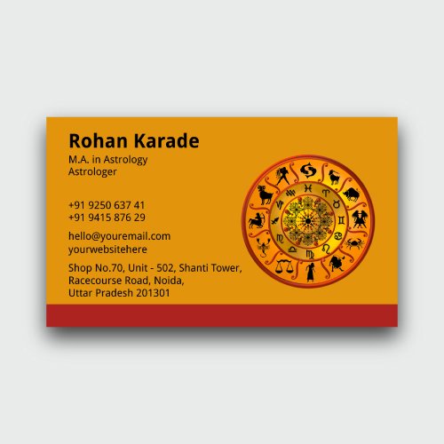 Professional Astrologer Classic Business Cards
