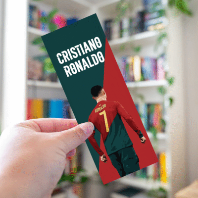 Footballer Cristiano Ronaldo Bookmarks Set of 12