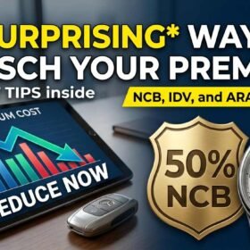 Professional strategist reviewing car insurance policy to reduce premium